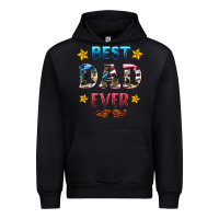 Black best dad ever Urban Hoodie - HRA Design Shop