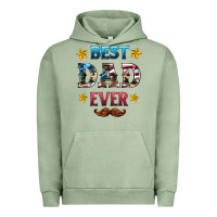 Pigment Oil Green best dad ever Urban Hoodie - HRA Design Shop