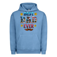 Pigment Pebble Blue best dad ever Urban Hoodie - HRA Design Shop