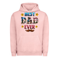Pigment Salmon best dad ever Urban Hoodie - HRA Design Shop