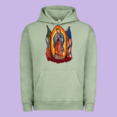 Our Lady Urban Hoodie Designed By Racoondesign