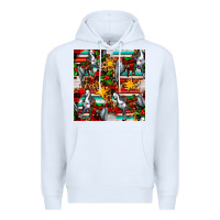 White christmas horse leopard tartan Premium Hoodie - FaDigitalArtStudio