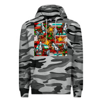 Slate Camo christmas horse leopard tartan Premium Hoodie - FaDigitalArtStudio