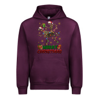 Mauve Wine merry christmas deer skeleton Urban Hoodie - FaDigitalArtStudio