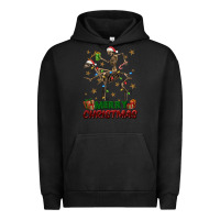 Pigment Black merry christmas deer skeleton Urban Hoodie - FaDigitalArtStudio