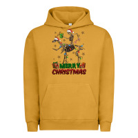 Pigment Peanut Butter merry christmas deer skeleton Urban Hoodie - FaDigitalArtStudio