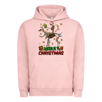 Merry Christmas Deer Skeleton Urban Hoodie | Teevron