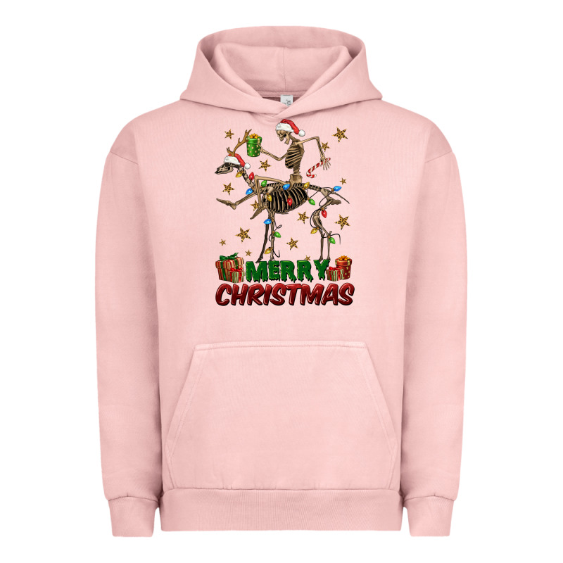 Merry Christmas Deer Skeleton Urban Hoodie by FaDigitalArtStudio | Teevron