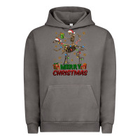 Pigment Tornado merry christmas deer skeleton Urban Hoodie - FaDigitalArtStudio
