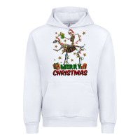 White merry christmas deer skeleton Urban Hoodie - FaDigitalArtStudio