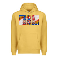 Antique Gold usa gnome license plate Premium Hoodie - HRA Design Shop