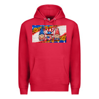 Cardinal usa gnome license plate Premium Hoodie - HRA Design Shop