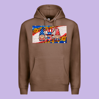 Usa Gnome License Plate Premium Hoodie Designed By Hra Design Shop