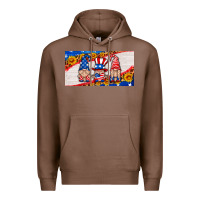 Chestnut usa gnome license plate Premium Hoodie - HRA Design Shop