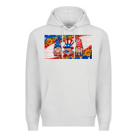 Dove Grey usa gnome license plate Premium Hoodie - HRA Design Shop