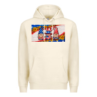 Tofu usa gnome license plate Premium Hoodie - HRA Design Shop