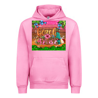 Fuchsia Pink beach babe Urban Hoodie - HRA Design Shop
