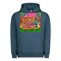 Pigment Midnight Navy beach babe Urban Hoodie - HRA Design Shop