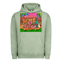 Pigment Oil Green beach babe Urban Hoodie - HRA Design Shop