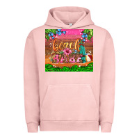 Pigment Salmon beach babe Urban Hoodie - HRA Design Shop
