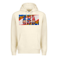 Sandshell usa gnome license plate Premium Hoodie - HRA Design Shop