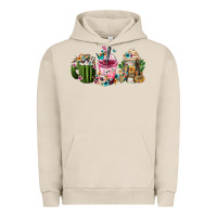 Pigment French Oak mexican day of the dead coffee cups Urban Hoodie - FaDigitalArtStudio
