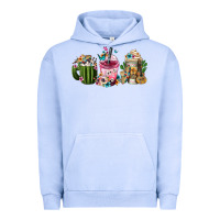 Pigment Grape Ice mexican day of the dead coffee cups Urban Hoodie - FaDigitalArtStudio