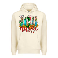 Sandshell christmas icu nurse Premium Hoodie - FaDigitalArtStudio