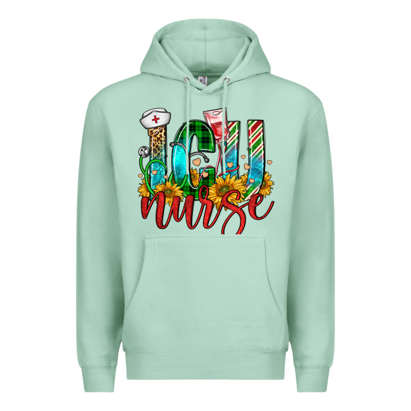Christmas Icu Nurse Premium Hoodie by FaDigitalArtStudio | Teevron
