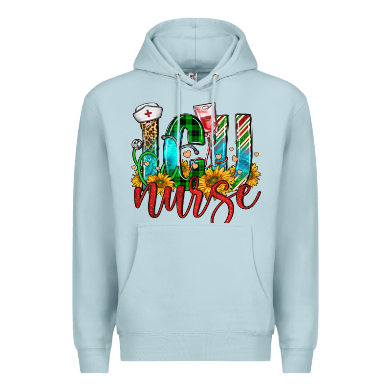 Christmas Icu Nurse Premium Hoodie by FaDigitalArtStudio | Teevron