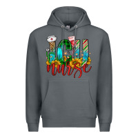 Rock christmas icu nurse Premium Hoodie - FaDigitalArtStudio