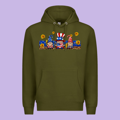 Usa Gnome Libbey Cup Premium Hoodie Designed By Hra Design Shop