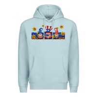 Blue Mist usa gnome libbey cup Premium Hoodie - HRA Design Shop