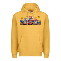 Mustard usa gnome libbey cup Premium Hoodie - HRA Design Shop