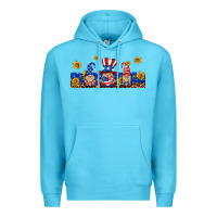 Ocean Blue usa gnome libbey cup Premium Hoodie - HRA Design Shop