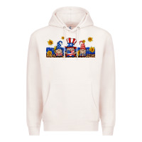 Pale Pink usa gnome libbey cup Premium Hoodie - HRA Design Shop