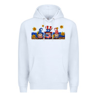 White usa gnome libbey cup Premium Hoodie - HRA Design Shop
