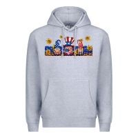 Heather Grey usa gnome libbey cup Premium Hoodie - HRA Design Shop