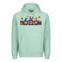 Seafoam usa gnome libbey cup Premium Hoodie - HRA Design Shop