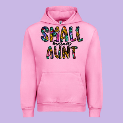 Small Business Aunt Urban Hoodie Designed By Cowhidedigitalart