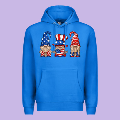 Usa Gnome Premium Hoodie Designed By Hra Design Shop