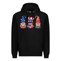 Black usa gnome Premium Hoodie - HRA Design Shop