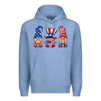 Colony Blue usa gnome Premium Hoodie - HRA Design Shop