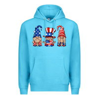 Ocean Blue usa gnome Premium Hoodie - HRA Design Shop