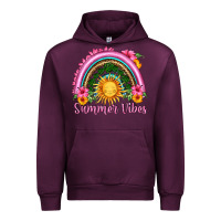 Mauve Wine summer vibes  rainbow Urban Hoodie - HRA Design Shop