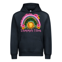 Navy summer vibes  rainbow Urban Hoodie - HRA Design Shop