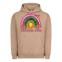 Pigment Burro summer vibes  rainbow Urban Hoodie - HRA Design Shop