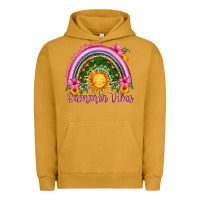 Pigment Peanut Butter summer vibes  rainbow Urban Hoodie - HRA Design Shop