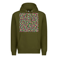 Army Green christmas leopard Premium Hoodie - FaDigitalArtStudio