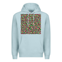 Blue Mist christmas leopard Premium Hoodie - FaDigitalArtStudio